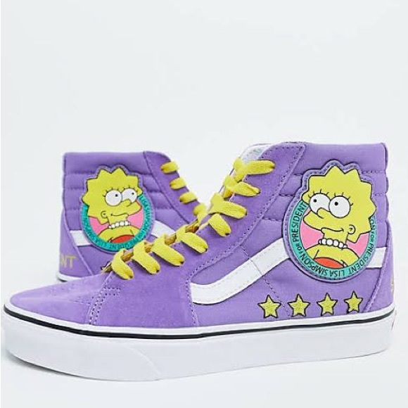 Vans Shoes - lisa simpson for president vans